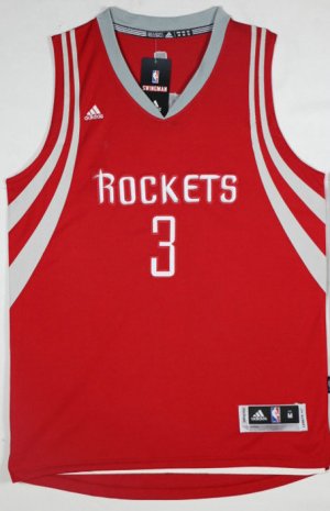 Maillot De Basket Houston Rockets Chris Paul 3 Tissus Sportif Fans Edition Rouge